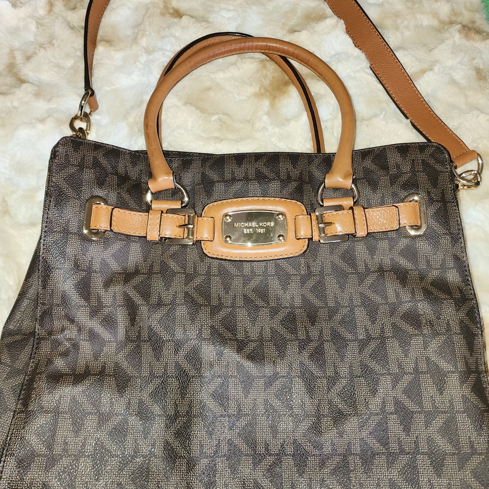 Michael Kors Brown Signature Tote Bag